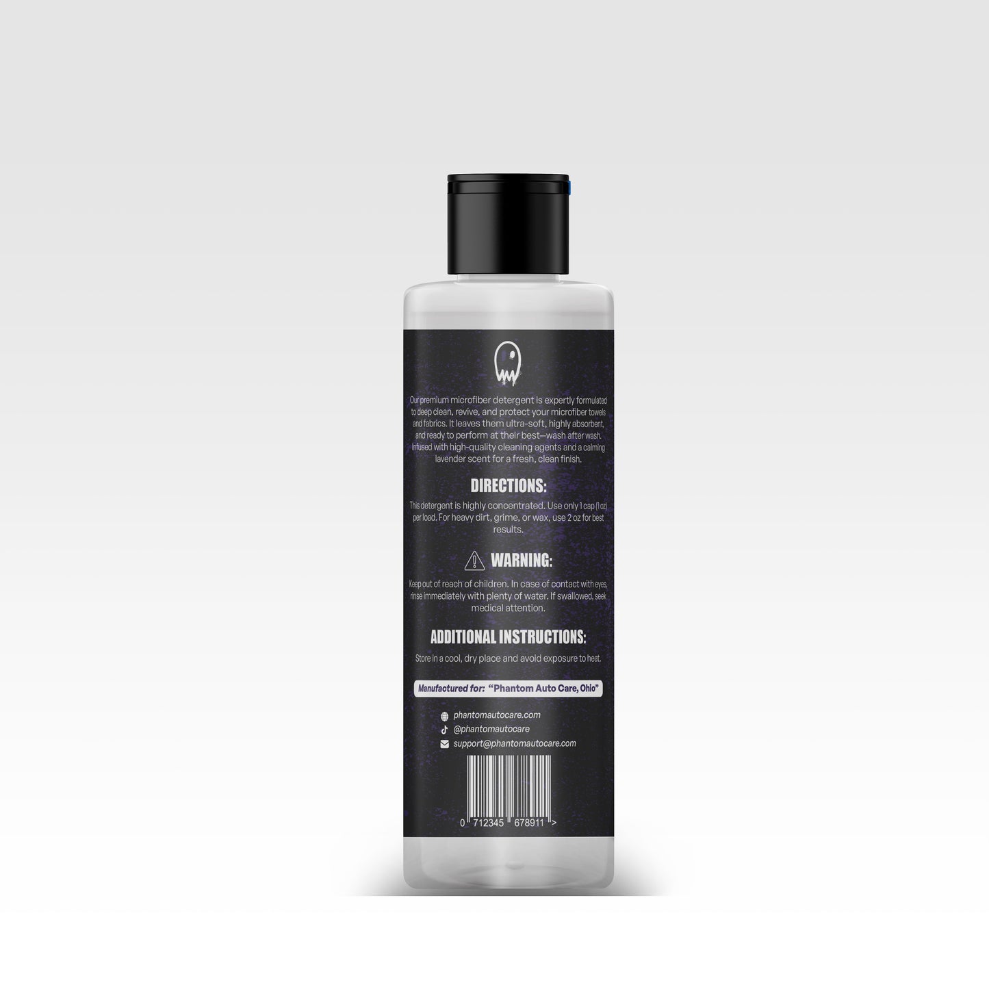 Phantom Revive โ Premium Microfiber Detergent | Restores Softness & Absorbency | 16oz