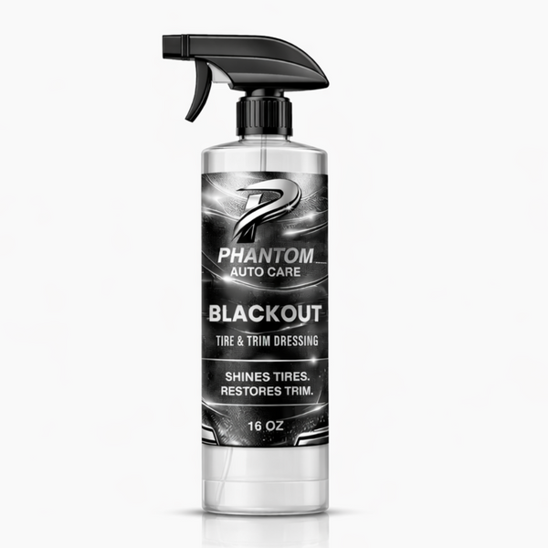Phantom Black Out  Tire Dressing | Deep Shine & Long-Lasting Protecti   Phantom Auto Care